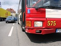 Kolizja MANa NL202 #575 z golfem